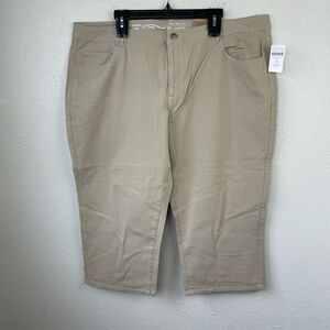 NWT Coldwater Creek Natural Fit Cropped Pants Size 22W
